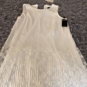 Brand new Adrianna Papell white dress size 4